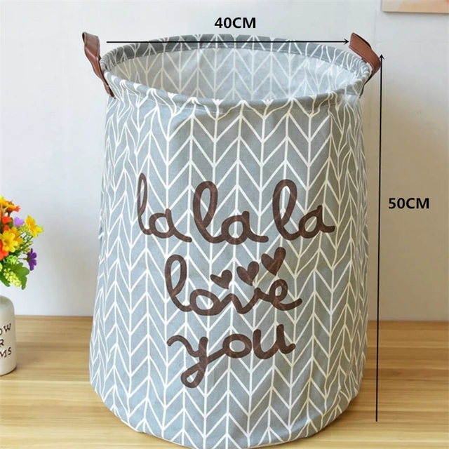 Large Laundry Basket 40*50cm Baby Laundry Baskets Eco Friendly Picnic