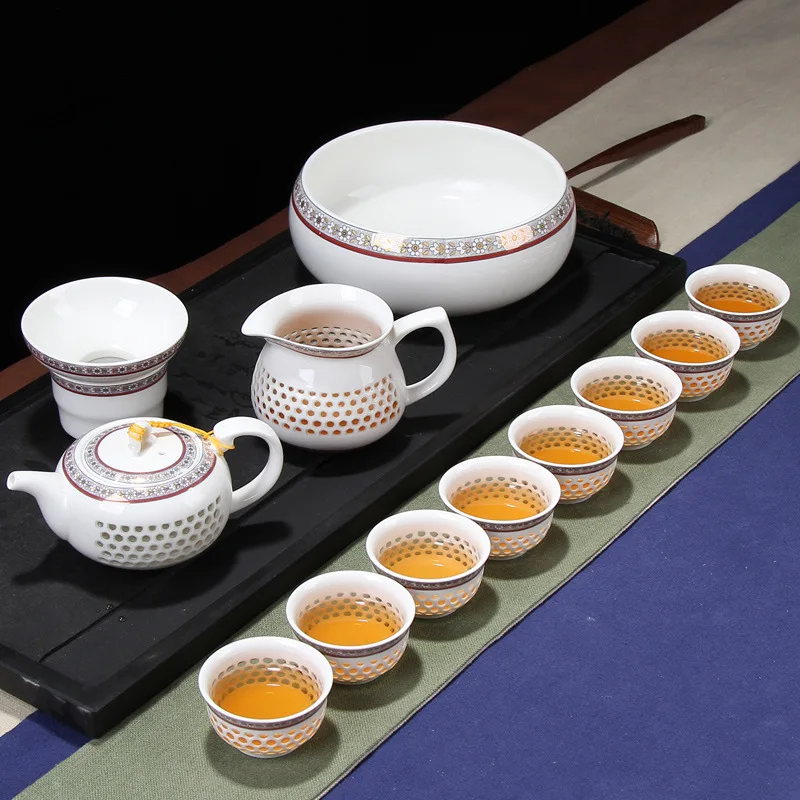 Factory direct sales Jinhua blue pot 13 tea sets Kung Fu tea