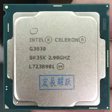 Процессор Intel Celeron G3930 cpu LGA1151 14 нанометров двухъядерный рабочий ПК компьютер правильно настольный процессор