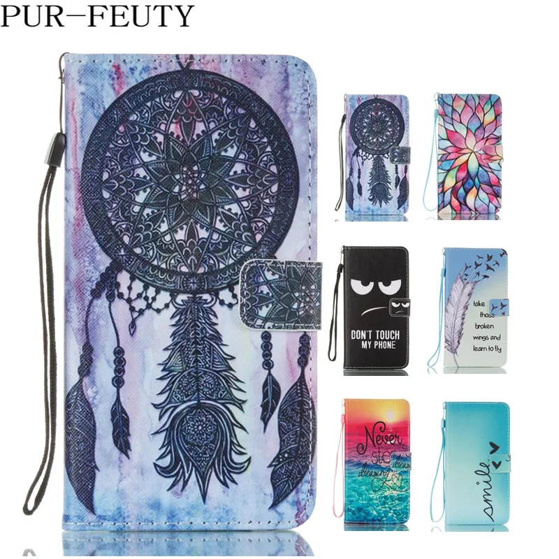 

Colorful Patterns Painting PU Leather Wallet Cases for Asus Zenfone 3 Max ZC520TL ZC 520TL X008D X008DA X 008D 008DA Phone Cases