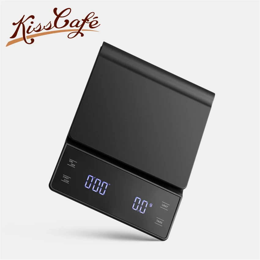  3kg / 0.1g Household Electric Scale Portable Drip Coffee Scale with Timer Electronic Weighing Bar K - 32975244523