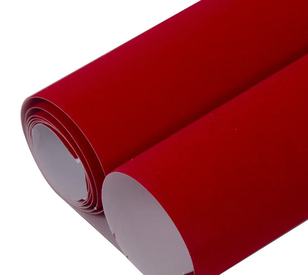 Оригинальная пленка SUNICE 1,35x3 м для автомобиля, красная бархатная ткань, защита от красок, декоративная пленка для автомобиля, мотоцикла