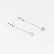 10 x Kilt Scarf Strong Metal Lapel Pin Base TRAY Brooch Pin For Suit Collar Skirt