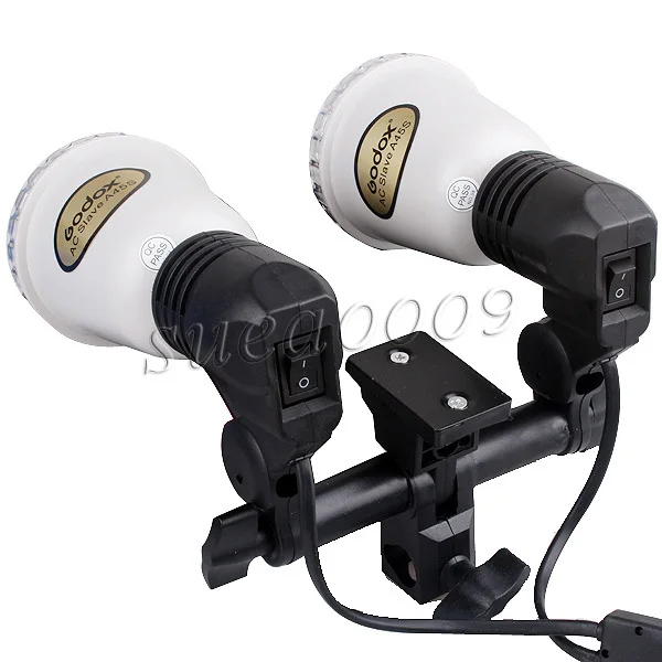 Suporte para Lâmpada Suporte de Luz Escrava para Montagem de Luz Fotográfica Dupla Twin Soquete Estroboscópica A45s S45t E27 - Image 6