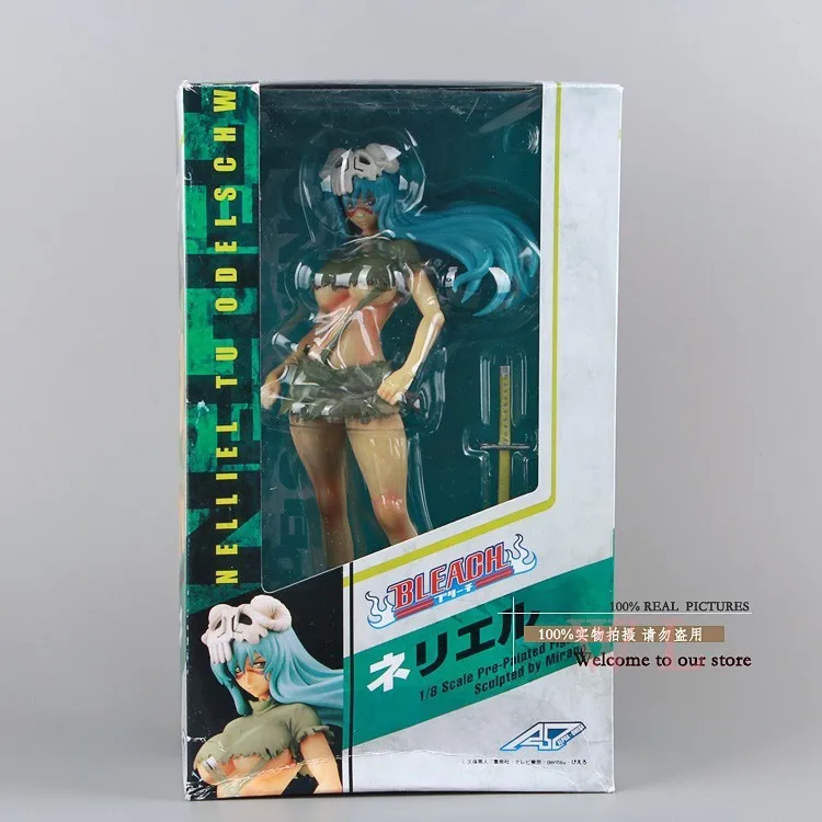 Японский аниме мультфильм Bleach Nelliel Tu Odelschw 1/8 масштаб художественная фигура 21 см для рождественских подарков BLFG001