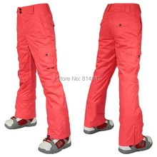 Free shipping 2017 womens ski pants ladies snowboarding pants outdoor sports pants waterproof breathable warm mint ski jackets