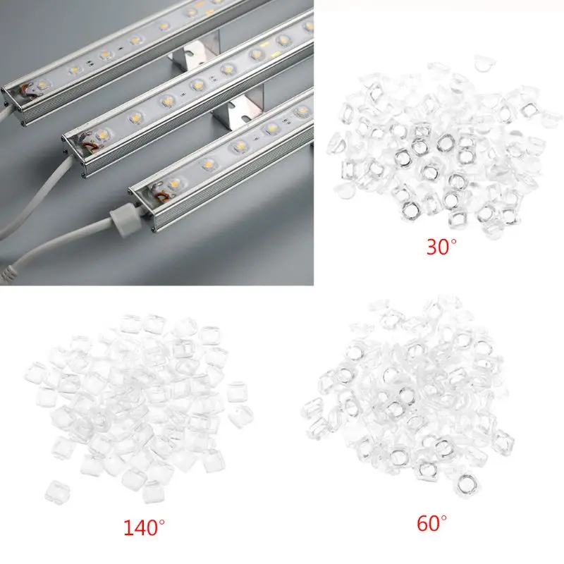 100 шт./лот объектив для 5050 светодиодный WS2812 APA102 WS2811 SK6812 30 60 угол 140 градусов объектив