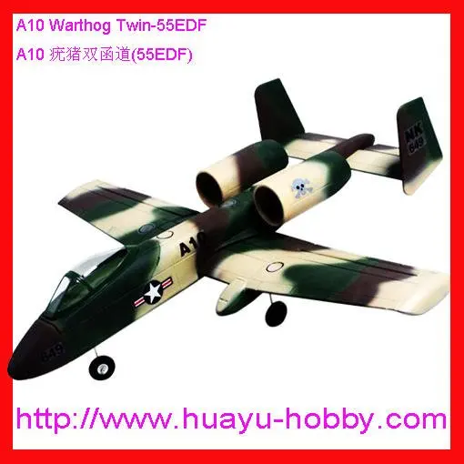 KIT RC Jet A10 Warthog EPS 872mm RC scale model Airplane wholesale