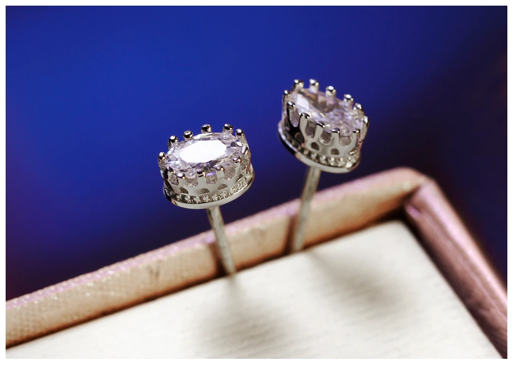 Oval stud earrings (7)