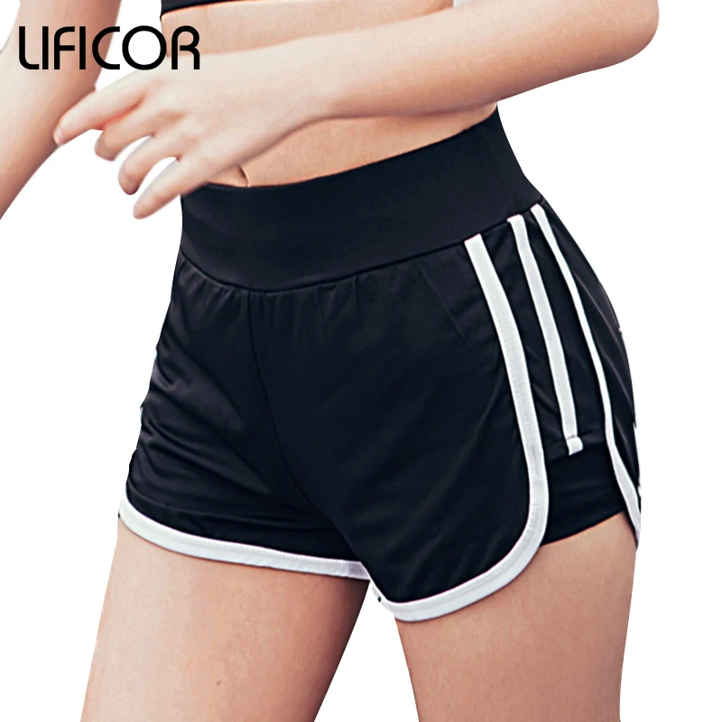 Promotions Women Sport Fitness Shorts Curve Sport Running Yoga For Ladies Athletic Shorts Gym Clothes Sportswea Plus Size