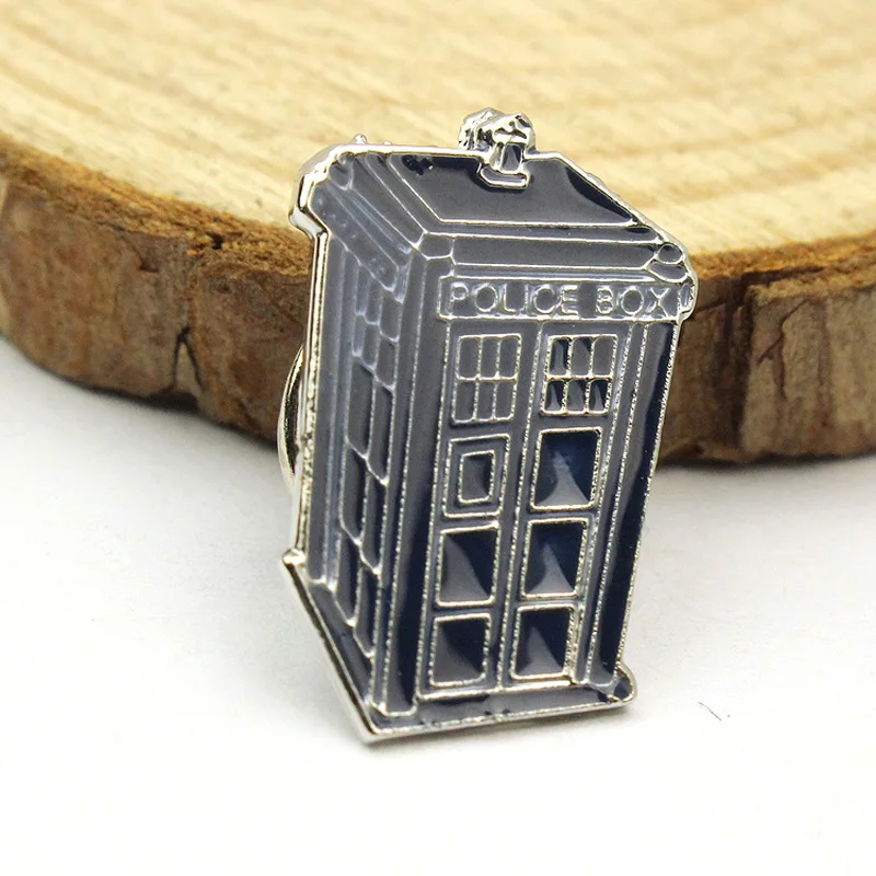 Dongsheng Doctor Who Tardis ювелирное изделие Dr Who, брошь, значок, древний синий, винтажные броши, Time Mechine Police Box, брошь на булавке-40