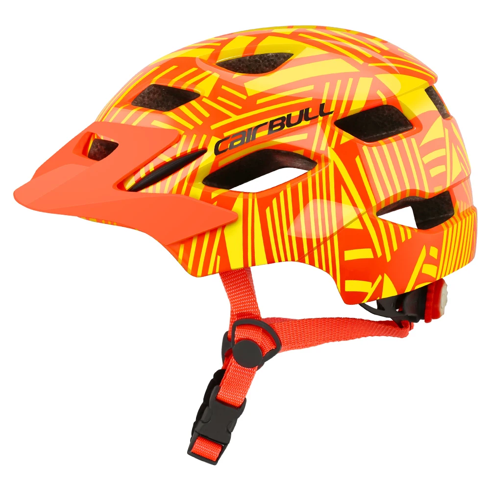 Шлем с предохранителем и универсальным питанием-от источника переменного или светильник детские велосипедные шлемы светильник вес Велоспорт конькобежный спорт для мальчиков и девочек - Цвет: Color 3