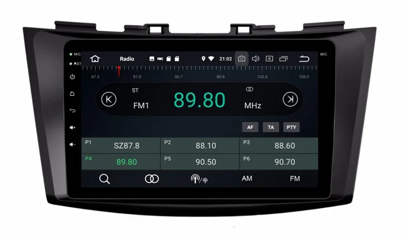 Best 8inch HD touch screen android 9.0 car dvd gps for suzuki swift 2011 2012 with gps navigation built in wifi audio stereo USB 2