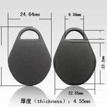 125 кГц abs Водонепроницаемый rfid id тег для контроля доступа-1000 шт