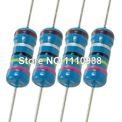 

200 Pcs 2.4 Ohm 1W DIP Metal Film Resistor 1 Watt 2R4 1%