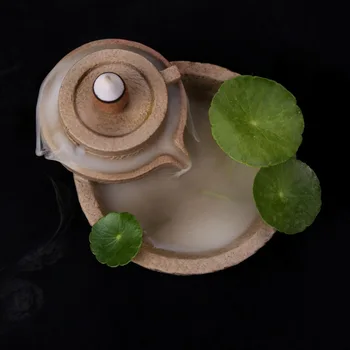 

Smoke Backflow Incense Burner Ceramic Censer Smell Ceramic Backflow Cone Incense Burners Use In The Home Office Teahouse Decor