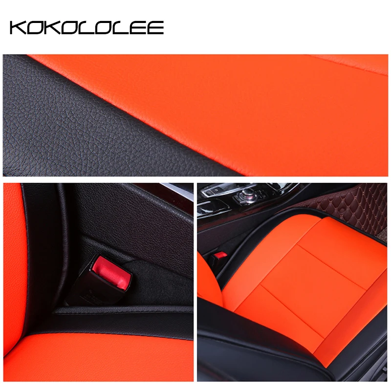 Kokolelee Специальный кожаный чехол для автомобильного сиденья Hyundai solaris ix35 30 25 Elantra