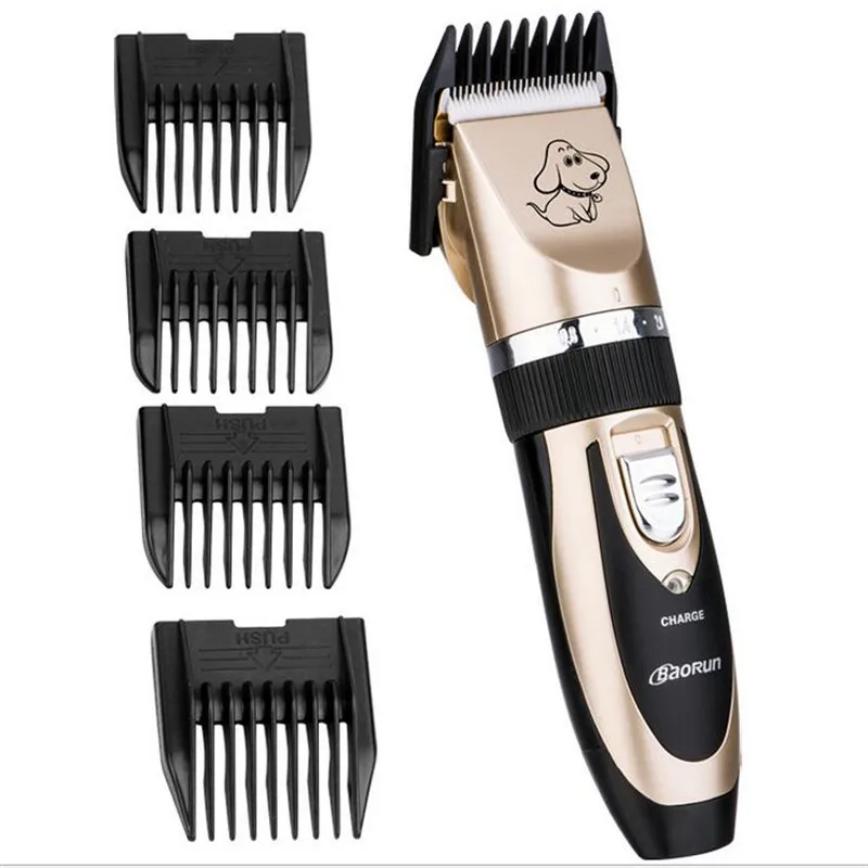 

Professional Electric Pet Hair Trimmer Dog Cat Fur Clipper Cutter Teddy Grooming Low Noise Ceramic Razor Haircutter Comb Scissor