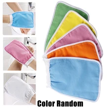 2 шт. кожи ванна душ для ванной комнаты с рисунками пилинг для тела перчатки для уборки Простая душевая кабина Мочалка для ванной Митт массаж кожи