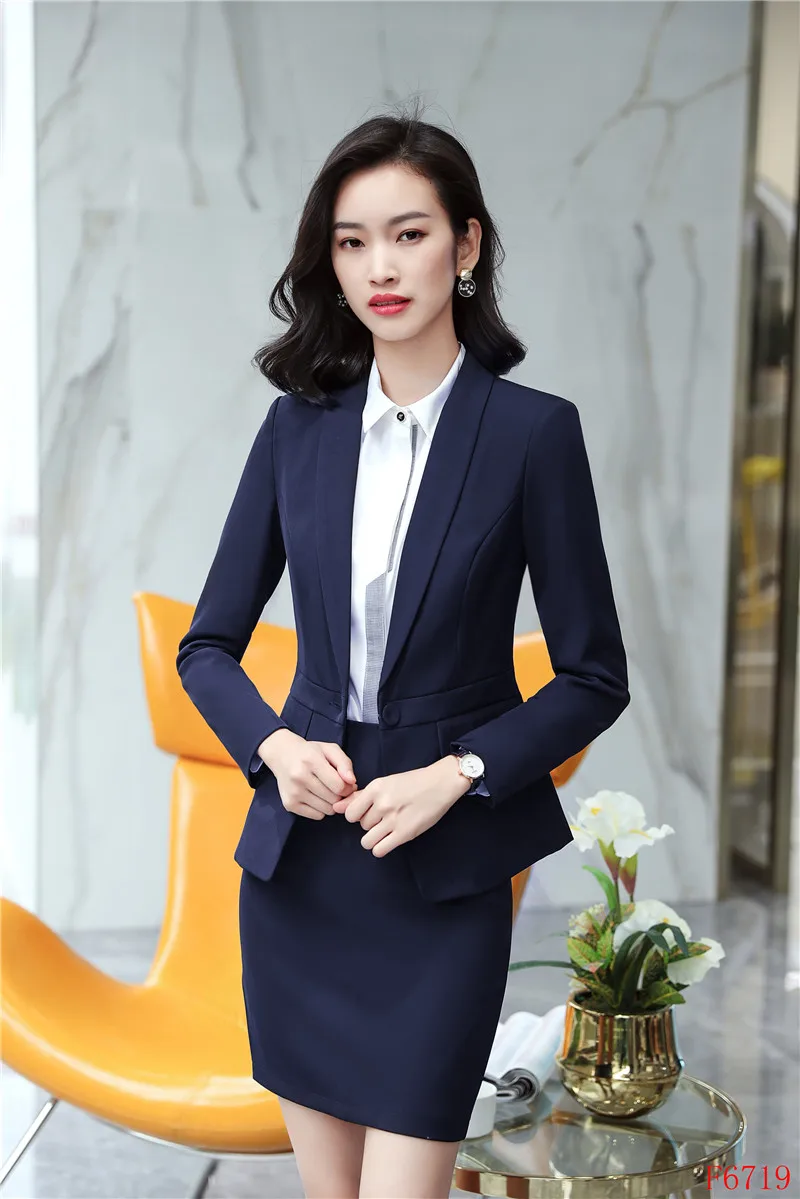 navy blue suits for womens