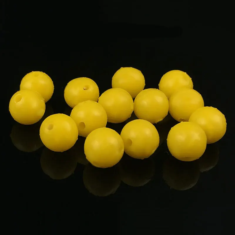 100pcs Pack Carp font b Fishing b font Yellow Half font b Floating b font Water