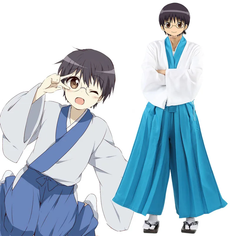 

Gintama Silver Soul Cosplay Shimura Shinpachi Kimono Shinsengumi Uniform Full Set Outfit Clothing Costume