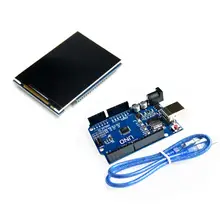 ЖК-модуль 3,5 дюймов TFT ЖК-экран 3,"+ UNO R3 REV3 MEGA328P плата для Arduino