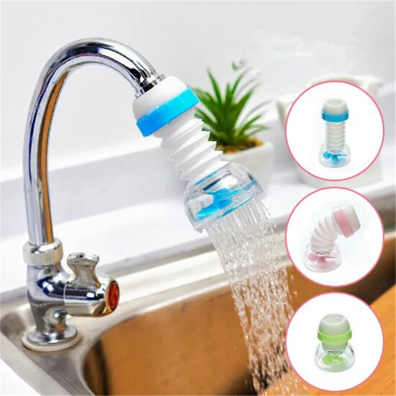 Tap Water Filter Household Water-Saving Device Has the Shower Nozzle Kitchen Purifier Faucet Splash-Proof round | Дом и сад
