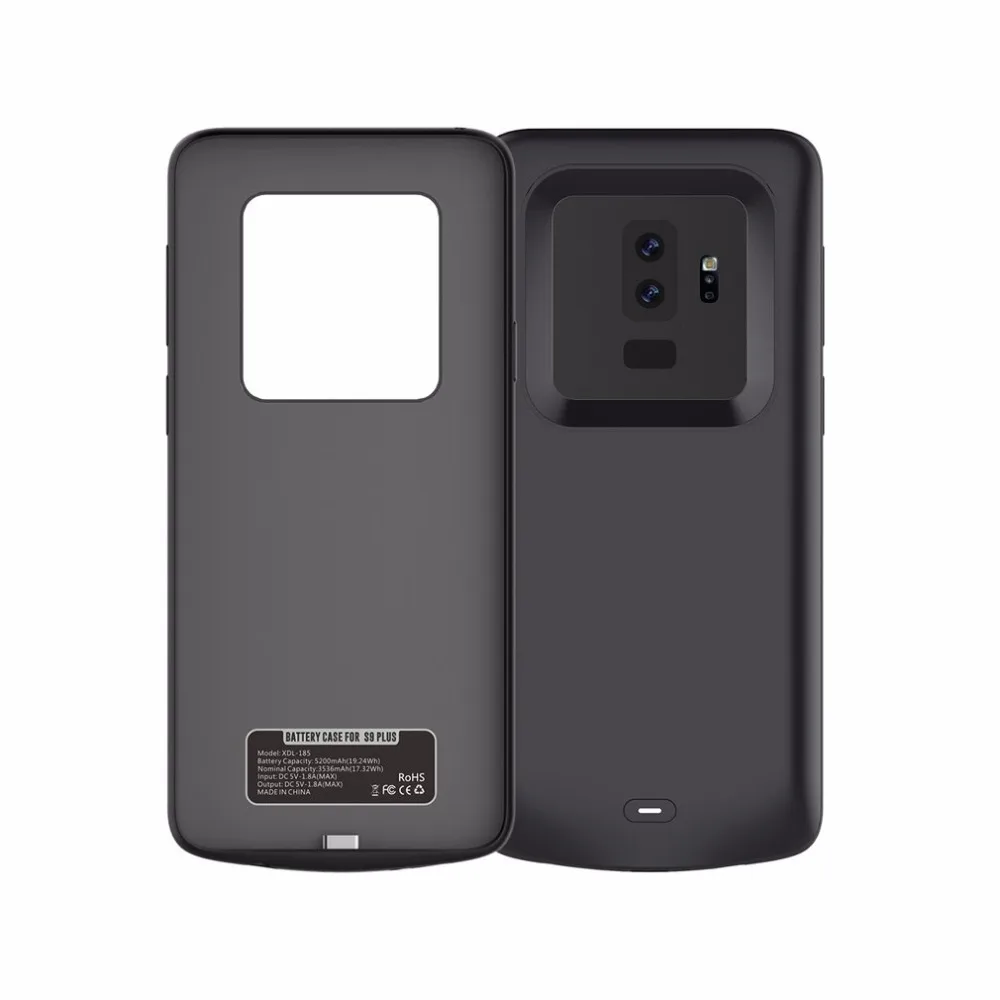 

4700mAh/5200mAh Backup Battery Case Phone Charging Power Pack Phone Charger External Power Bank for Samsung Galaxy S9 / S9 Plus