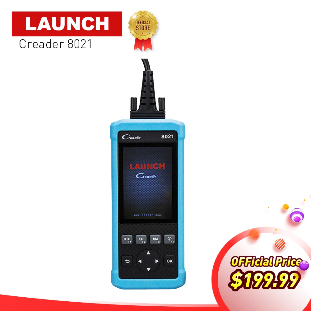 

Launch CReader 8021 Automotive scanner With Battery Management System(BMS) Oil,SAS,EPB Reset+ABS+SRS Full OBDII/EOBD Functions