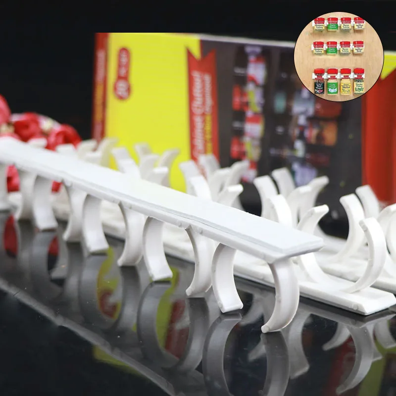 

Spice Clip Rack Storage Jars Organizer Holder Home Kitchen Durable Gripper Tool LKS99