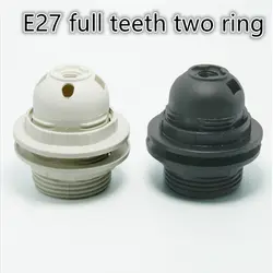 E27 LED Пластик держатель лампы 2 шт./лот E27 Edison винт свет лампы оправы Держатель DIY E27 Гнездо База Бесплатная доставка