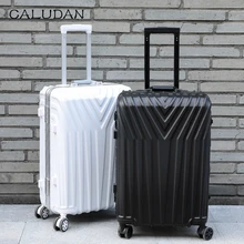 CALUDAN 2" 22" 24'2" 29 дюймов ABS+ PC чемодан универсальные колеса для переноски багажа на молнии/алюминиевая рама большой емкости дорожные сумки