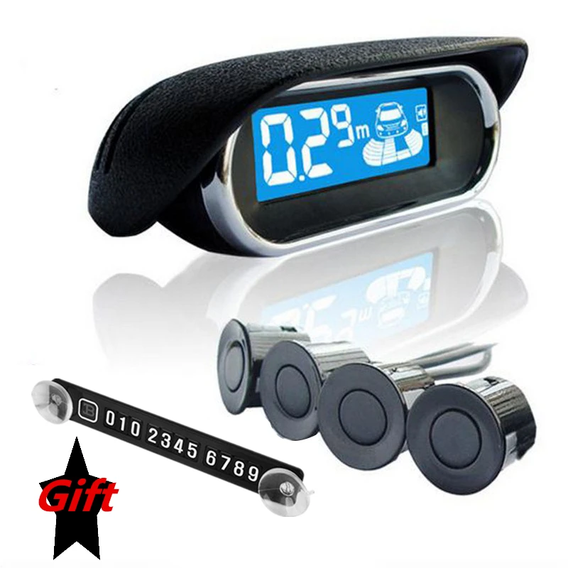 Parking Assist Electromagnetic 22mm Parking Sensor Kit Parktronic for Auto AUTOMOBILE 4 Sensors Reverse Backup Radar Monitor Parking Assist Electromagnetic 22mm Parking Sensor Kit Parktronic for Auto AUTOMOBILE 4 Sensors Reverse Backup Radar Monitor