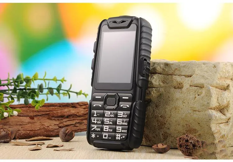 free shipping A6 Mobile Phone With Power Bank 9800mAh Dual Sim Card Shockproof Dustproof Cell Phone A6 (Can ADD Rusian Keyboard)