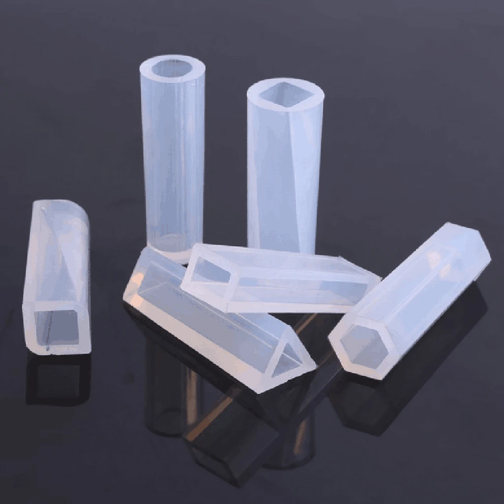10pcs/Set Assorted Cylinder Cabochon Jewelry Silicone Mold Assorted Design Epoxy Resin Crafting Jewelry Tools For Resin Pendant 