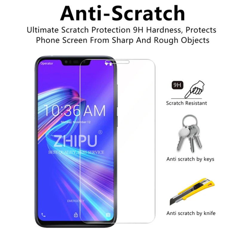 Закаленное стекло для Asus Zenfone Max M2 ZB633KL Защитное экрана 2.5D 9 H закаленное Pro