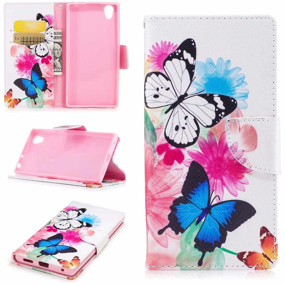 

Phone Etui For Coque Sony Xperia L1 Case G3311 G3312 G3313 Luxury Leather Wallet Flip Cover For Sony Experia L1 Housing Capinha