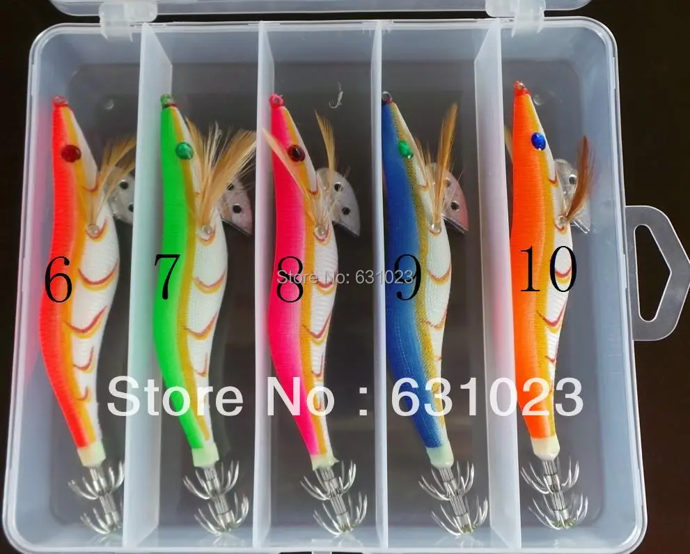 10 pcs squid jig,squid hook,fishing lure ,glow in dark,3.5 13.5cm ,21g