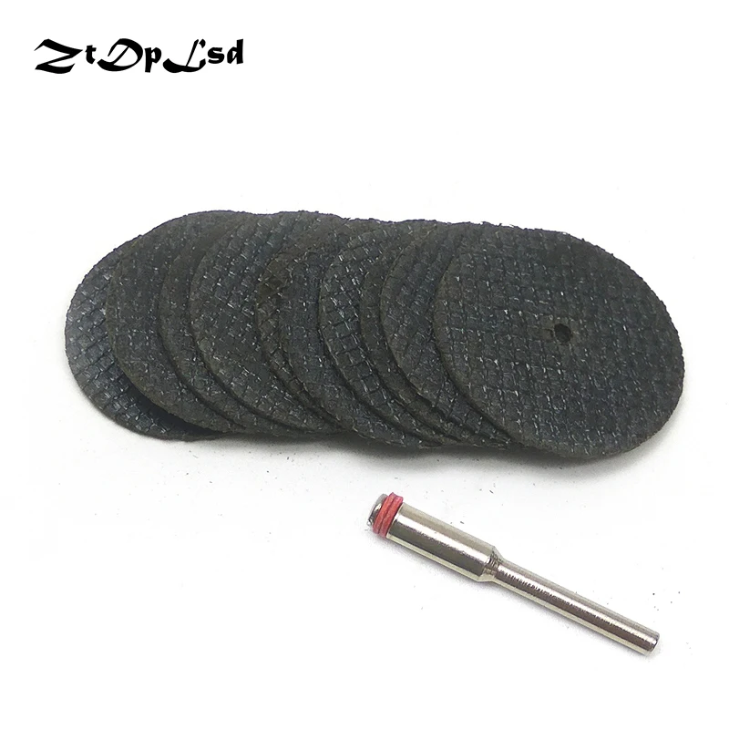 ZtDpLsd 10 Chiếc 32/38MM Đĩa Cắt Kim Loại Dremel Máy Xay Dụng Cụ Xoay Nhỏ Lưỡi Tròn Bánh Xe Cắt Chà Nhám đĩa Mài Bánh Xe
