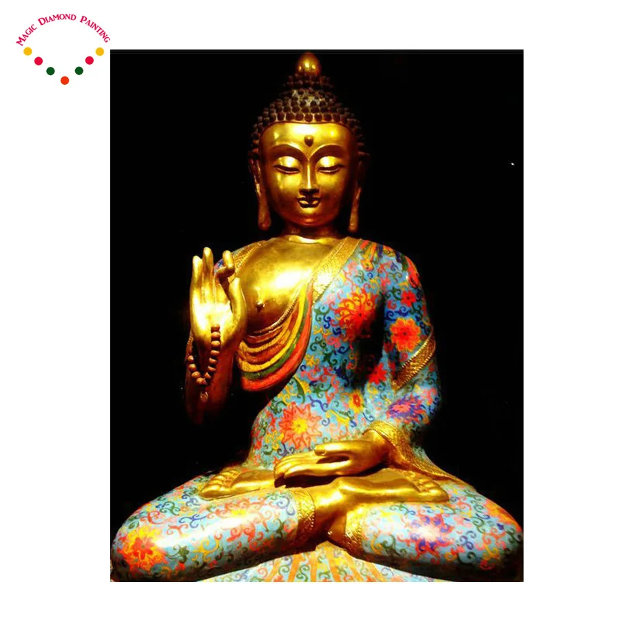 Diy 5d Diamond Painting Buddha statue Diamond cross stitch beaded