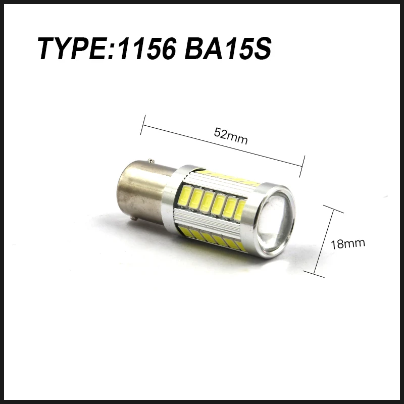 1X 1156 BA15S 7443 7440 3157 1157 BAY15D 33led 5630smd автомобиля задние светодиодные лампы тормозного