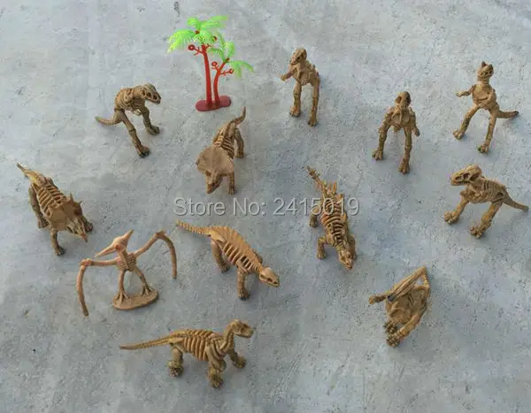 12 Skeleton Dinosaurs -2