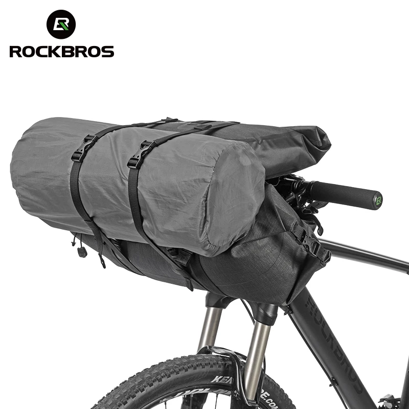 ROCKBROS Водонепроницаемая передняя сумка для велосипеда большая емкость MTB
