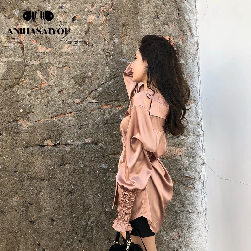 2018 Summer korean loose blouse retro off shoulder top Lantern sleeve waistband long waist elegant temperament blouse women 2018 Summer korean loose blouse retro off shoulder top Lantern sleeve waistband long waist elegant temperament blouse women