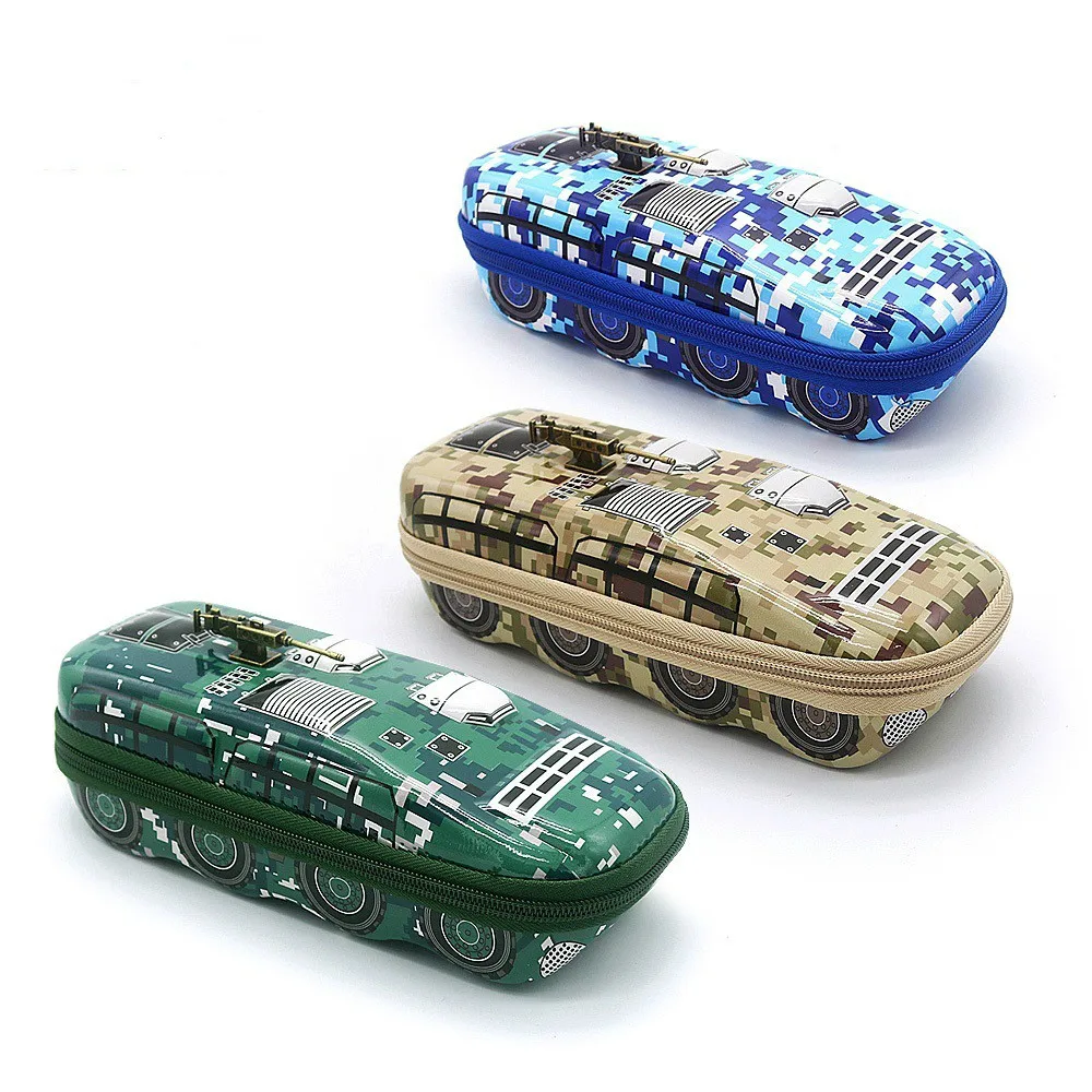 

Korean Armored Car Pencil Cases Bag Pen Pencil Box Pouch Case for Boys Kids Large Capacity Gift Case Stationery School Supplies