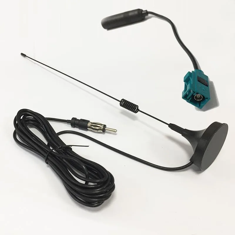 Auto car radio antenna with mangetic base FM aerial + Antenna extension