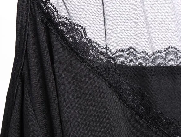 Big-Promotion-Plus-XL-XXL-3XL-4XL-Ladies-Lace-Slips-Soft-Loose-Mesh-Sleepwear-Half-Transparent (5)