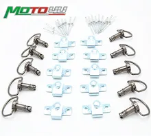 Nouvelle fixation universelle de carénage de course à anneau en D à dégagement rapide 17MM pour Honda pour yamaha pour suzuki
