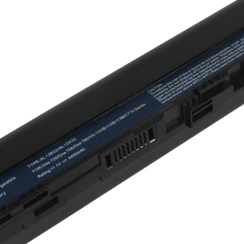 Аккумулятор для ноутбука Acer Aspire One 725 756 V5 171 AL12X32 AL12A31 AL12B31 AL12B32 TravelMate B113 C710